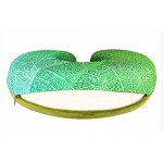 VIAGGI Green Leaf 3D Print U Shaped Memory Foam Travel Neck and Neck Pain Relief Comfortable Super Soft Orthopedic Cervical Pillows